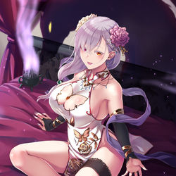 This is a pixiv picture whose title is 貂蝉.
