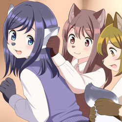 This is a pixiv picture whose title is 変身練習.