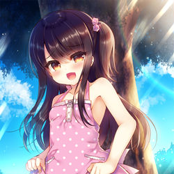 This is a pixiv picture whose title is 足立甜花ちゃん.