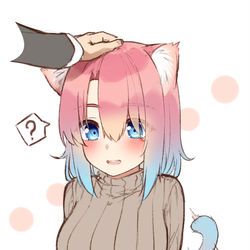 This is a pixiv picture whose title is なでなでみるくちゃん.