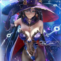 This is a pixiv picture whose title is 莫娜 Mona.