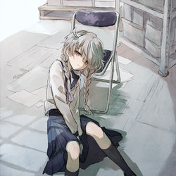 This is a pixiv picture whose title is 機兵詰め.
