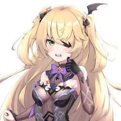 This is a pixiv picture whose title is フィッシュル 中二傲嬌皇女.