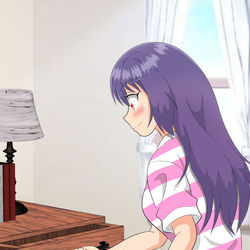 This is a pixiv picture whose title is 引き出しを開ける女の子.