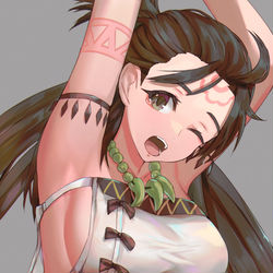 This is a pixiv picture whose title is おはよー.