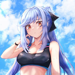 This is a pixiv picture whose title is エセックス.