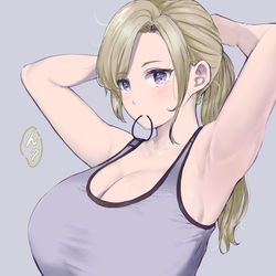 This is a pixiv picture whose title is 髪結ばせない.