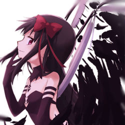 This is a pixiv picture whose title is 悪魔ほむら.