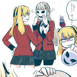 This is a pixiv picture whose title is 賭ケグルイまとめ.
