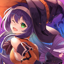 This is a pixiv picture whose title is 【FE】ハロウィンワユ【ヒーローズ】.