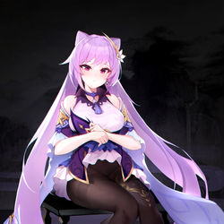 This is a pixiv picture whose title is 刻晴晴.