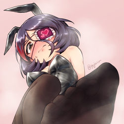 This is a pixiv picture whose title is みれ蒸れバニー.