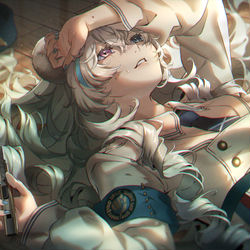 This is a pixiv picture whose title is ジレンマ.