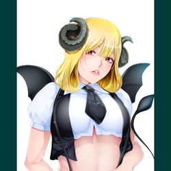 This is a pixiv picture whose title is サキュバスさん.