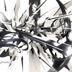 This is a pixiv picture whose title is 白金.