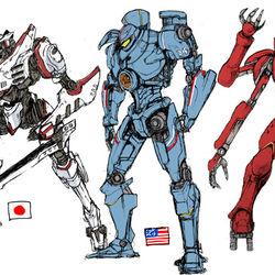 This is a pixiv picture whose title is パシフィック・リム絵まとめ.