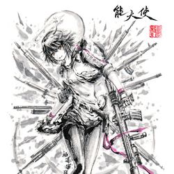 This is a pixiv picture whose title is 【極道畫師】能天使.