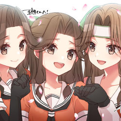 This is a pixiv picture whose title is 「Skeb」神通×3.