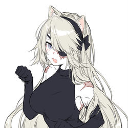 This is a pixiv picture whose title is 猫.
