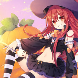 This is a pixiv picture whose title is もうすぐハロウィン.