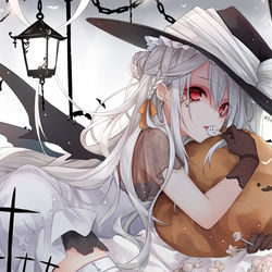 This is a pixiv picture whose title is Halloween.