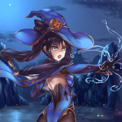 This is a pixiv picture whose title is 讨龙渡江真君.