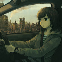 This is a pixiv picture whose title is 遠くへ.