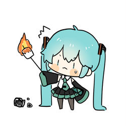This is a pixiv picture whose title is Burning marshmallow.