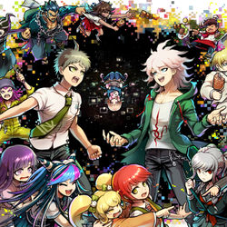 This is a pixiv picture whose title is スーパーダンガンロンパ２.