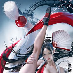 This is a pixiv picture whose title is Mai scroll 不知火舞.