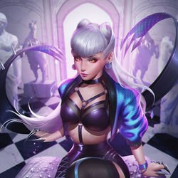 This is a pixiv picture whose title is KDA ALL OUT Evelynn.