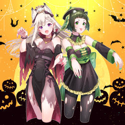 This is a pixiv picture whose title is 『Mrs.Pumpkinの滑稽な夢』.