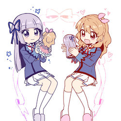 This is a pixiv picture whose title is 大空あかりと氷上スミレ.