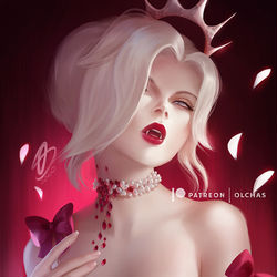 This is a pixiv picture whose title is Mercy, the Bride of Dracula.