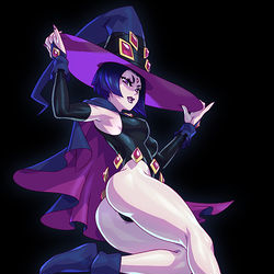 This is a pixiv picture whose title is Raven Witch.