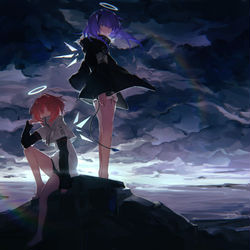 This is a pixiv picture whose title is 👼🏻👼🏻.
