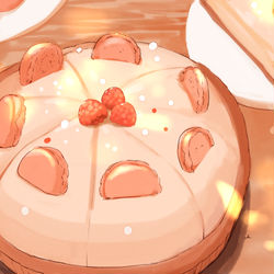 This is a pixiv picture whose title is マカロンタルト.