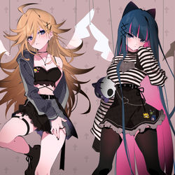 This is a pixiv picture whose title is Panty&Stocking.