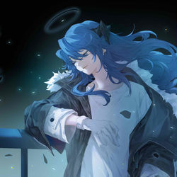 This is a pixiv picture whose title is 莫斯提马一周年.