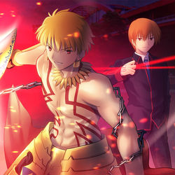 This is a pixiv picture whose title is Fate/Little Busters.