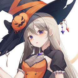 This is a pixiv picture whose title is 🎃.