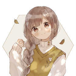 This is a pixiv picture whose title is 秋🍂.