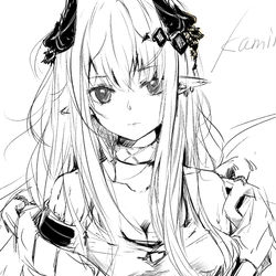 This is a pixiv picture whose title is 落書き.