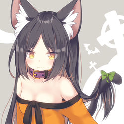 This is a pixiv picture whose title is ハロウィンねっこ.