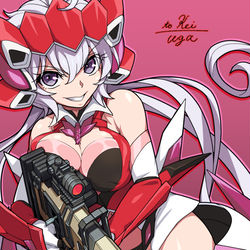 This is a pixiv picture whose title is skeb依頼絵（シンフォギア系まとめ）.