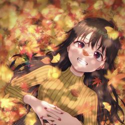 This is a pixiv picture whose title is 秋🍁🍂🍁.