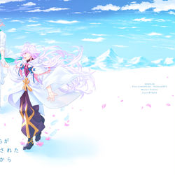 This is a pixiv picture whose title is 2018年1月マーロマ本web再録.