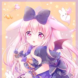 This is a pixiv picture whose title is Halloween🎃.