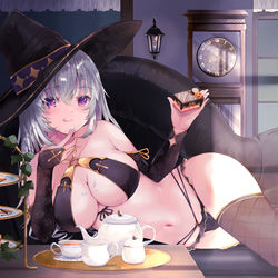 This is a pixiv picture whose title is Trick or Treat.