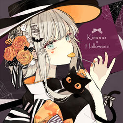 This is a pixiv picture whose title is ハッピー和ロウィン.